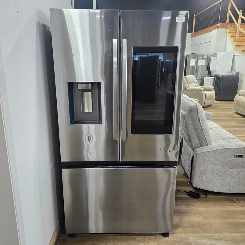 Samsung 36" 30 pi.cu - Réfrigérateur Family Hub à 3 battants - Wifi - Inox - RF32CG5900SRAC - Boîte Ouverte
