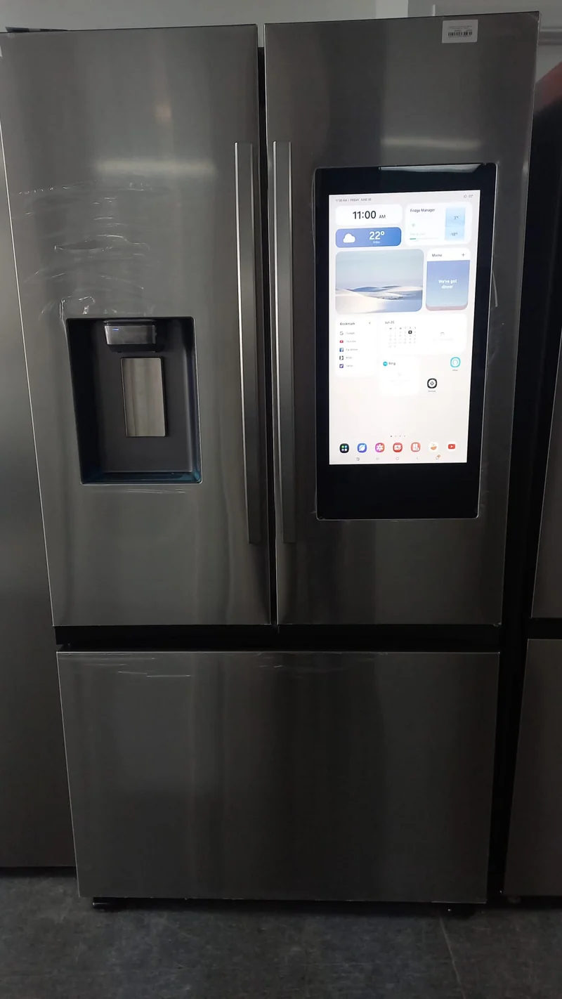 Samsung 36" 30 pi.cu - Réfrigérateur Family Hub à 3 battants - Wifi - Inox - RF32CG5900SRAC - Boîte Ouverte