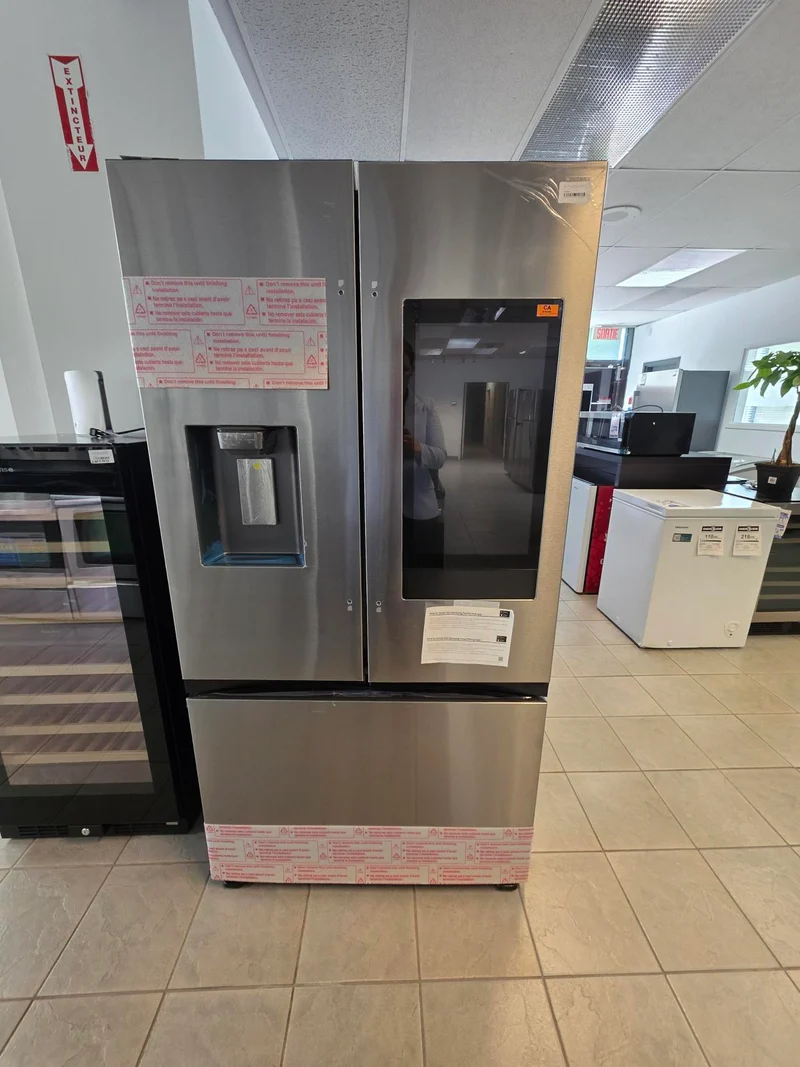 Samsung 36" 30 pi.cu - Réfrigérateur Family Hub à 3 battants - Wifi - Inox - RF32CG5900SRAC - Boîte Ouverte