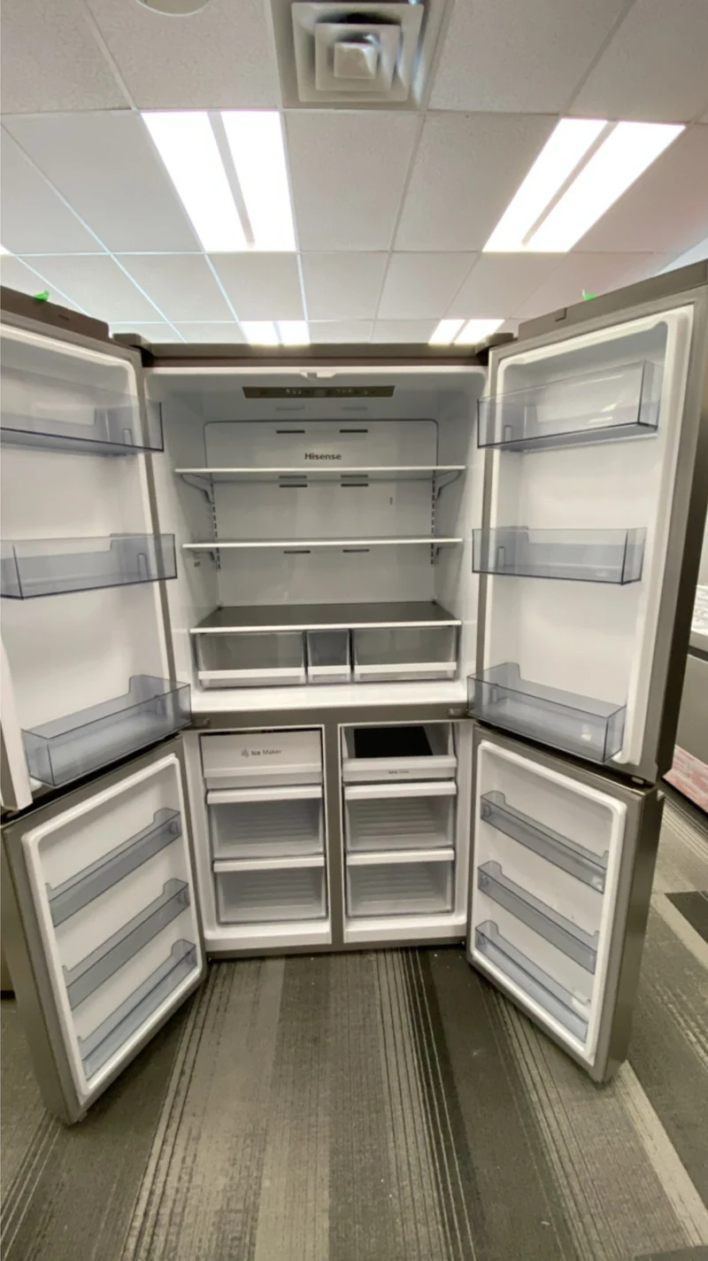 Hisense 36 po 21.5 pi cu. réfrigérateur profondeur comptoir - inox - RQ22N6ASD - boîte ouverte
