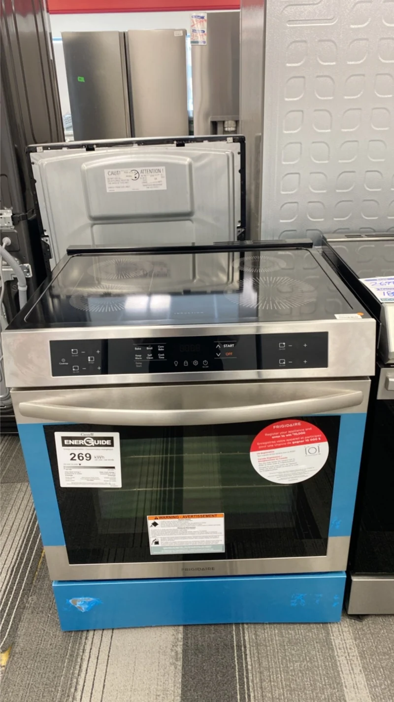 Frigidaire 30'' 5,3 pi. cu. Cuisinière induction- convection - inox - FCFI308CAS - boîte ouverte