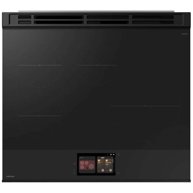 Samsung 30" 6.3 pi.cu - Cuisinière encastrable à Induction - Convection avec le mode Friture à air - Inox - NSI6DG9900SRAC - Boite Ouverte