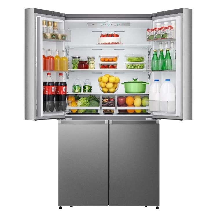Hisense 36'' 21.5 pi cu réfrigérateur - inox - 4 portes - RQ22A4CSD - boîte ouverte