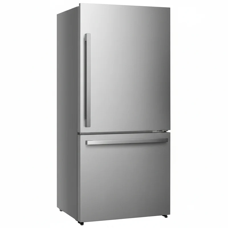 Hisense 31" 17.2 pi.cu - Réfrigérateur Profondeur Comptoir - EnergyStar - Inox - RB17A2CSE - PureFlat Design - Boîte Ouverte