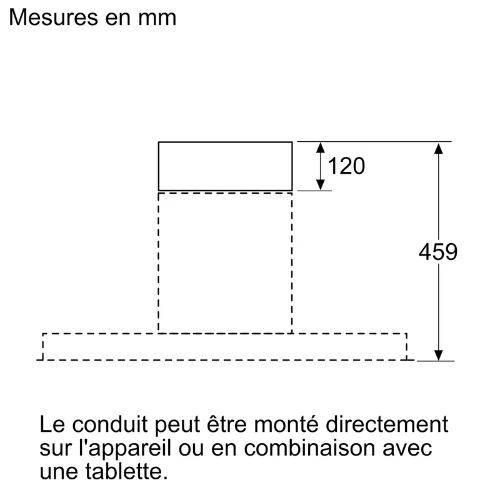 Accessoire pour hottes encastrable BOSCH DWZ0IB5G0(#Q342786)