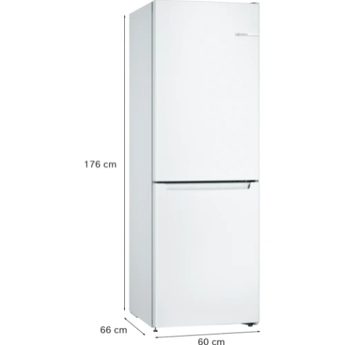 Réfrigérateur combiné pose-libre blanc BOSCH KGN33NWEB