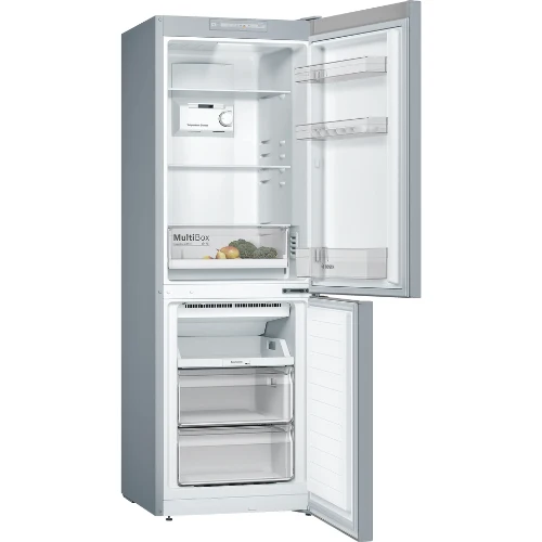 Réfrigérateur combiné pose-libre inox Bosch KGN33NLEB