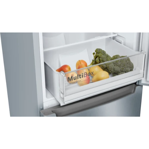 Réfrigérateur combiné pose-libre inox Bosch KGN33NLEB