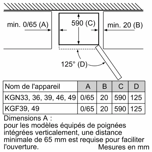 Réfrigérateur combiné pose-libre inox Bosch KGN33NLEB
