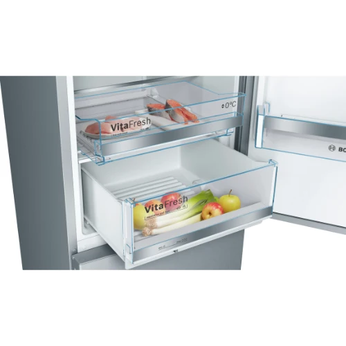 Réfrigérateur combiné pose-libre inox Bosch KGE39ALCA