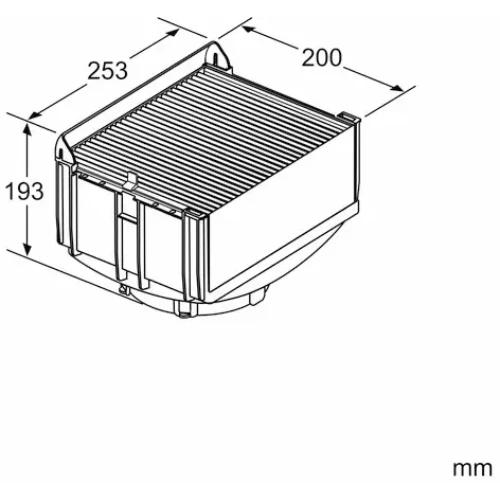 Module de recyclage Clean Air Plus Neff Z51DXI1X6(#Q342820)