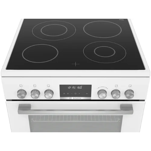 Cuisinière électrique pose-libre, Blanc BOSCH HKS79R220