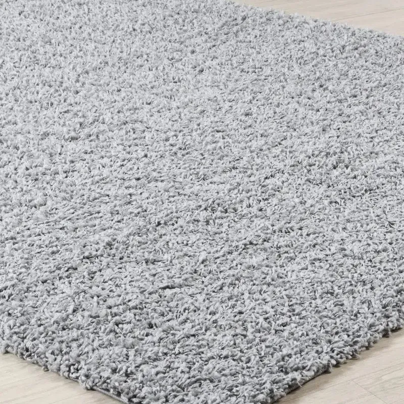 Tapis Shaggy rond Lilly Gris