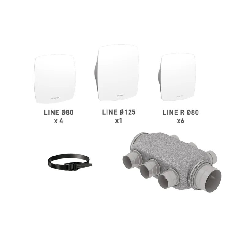 Kit accessoires de réseau pour VMC double flux Primocosy HR et BP