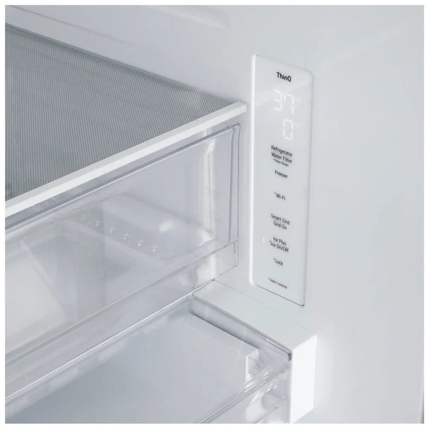 LG 33'' po 21 pi.cu. réfrigérateur à 3 battants - ThinQ- Energy star® - Profondeur comptoir - inox -LF21C6200S- boîte ouverte