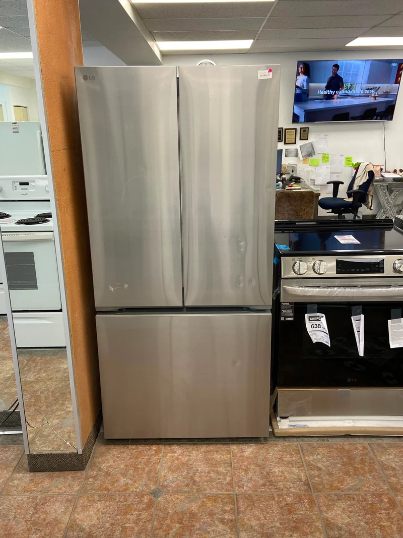 LG 33'' po 21 pi.cu. réfrigérateur à 3 battants - ThinQ- Energy star® - Profondeur comptoir - inox -LF21C6200S- boîte ouverte