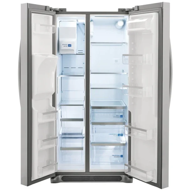 Frigidaire 36'' 22,3 pi.cu. Réfrigérateur côte à côte - distributeur d'eau - Energy star® - inox -GRSS2352AF - Boîte Ouverte