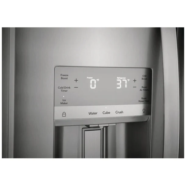 Frigidaire 36'' 22,3 pi.cu. Réfrigérateur côte à côte - distributeur d'eau - Energy star® - inox -GRSS2352AF - Boîte Ouverte