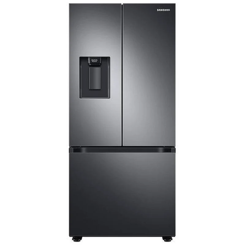 Samsung 30 po 22 pi.cu - Réfrigérateur à 2 battants - Distributeur Eau et machine à glace - Inox Noir - RF22A4221SG - Boîte Ouverte
