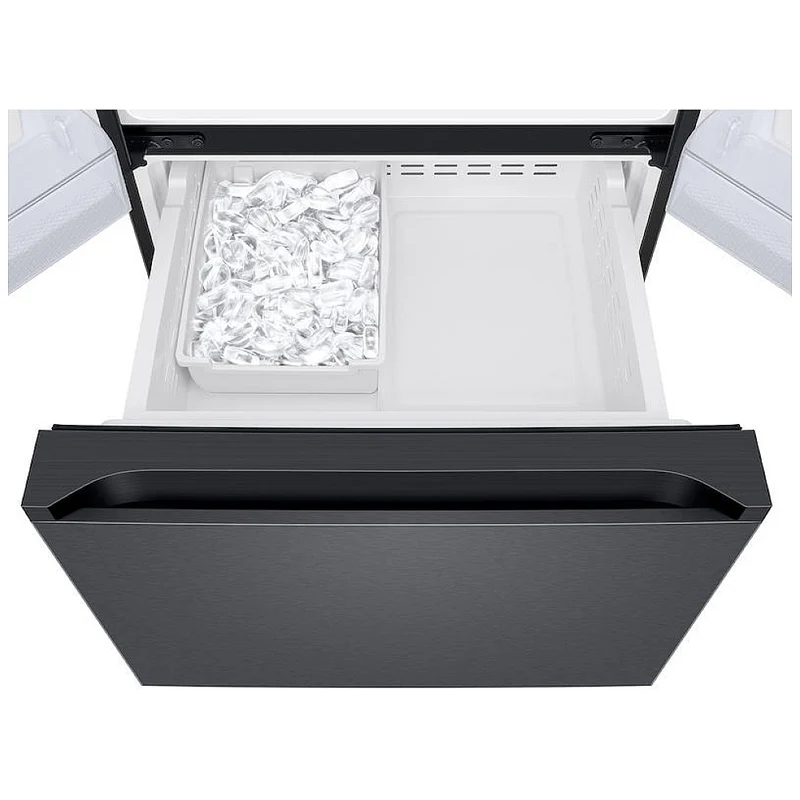 Samsung 30 po 22 pi.cu - Réfrigérateur à 2 battants - Distributeur Eau et machine à glace - Inox Noir - RF22A4221SG - Boîte Ouverte