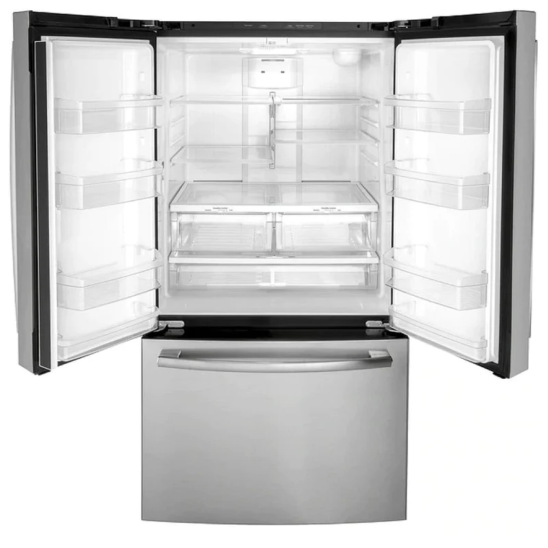 GE 36'' 27 pi cu. Réfrigérateur à 3 battants - Inox - GNE27JYMXFFS - Boîte Ouverte