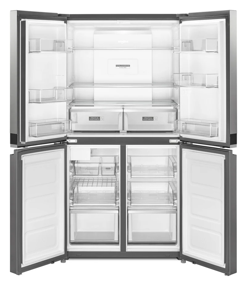 Whirlpool 36'' 19.4 pi cu Réfrigérateur à 4 portes profondeur comptoir - inox WRQA59CNK - boîte ouverte