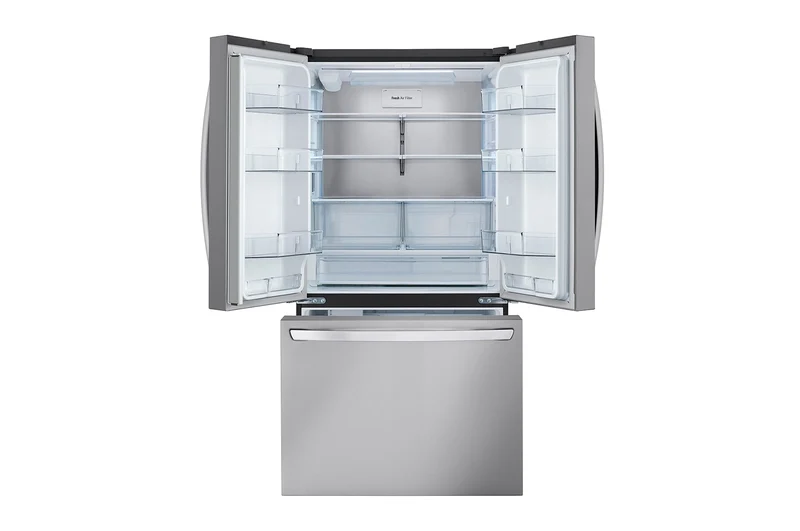 LG 36'' 26.5 pi Réfrigérateur à portes françaises -Profondeur Comptoir et Distributeur d'eau - inox - LRFLC2706S - Boîte ouverte