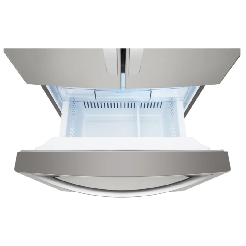 LG 30" 21.8 pi.cu - Réfrigérateur à portes françaises - Certifié ENERGY STAR - Inox - LRFNS2200S - Boîte ouverte