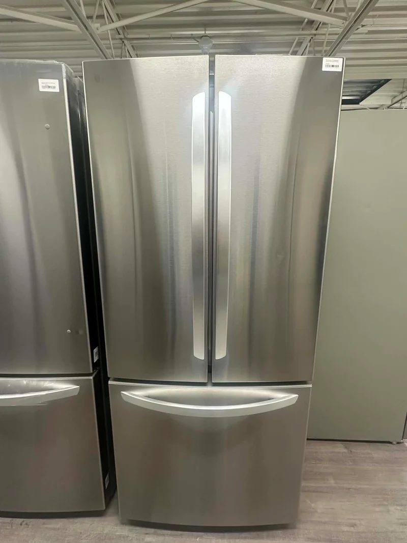 LG 30" 21.8 pi.cu - Réfrigérateur à portes françaises - Certifié ENERGY STAR - Inox - LRFNS2200S - Boîte ouverte