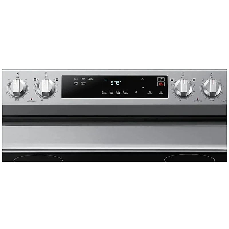 Samsung 30 po 6.3 pi.cu - Cuisinière électrique - 4 brûleurs - Inox - NE63A6111SS - Boîte ouverte