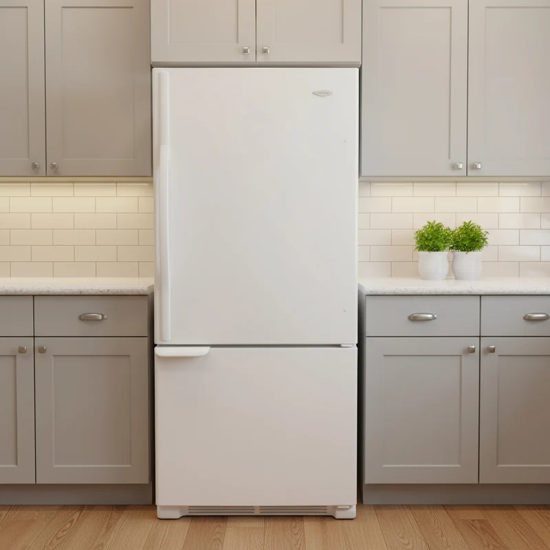Maytag 30'' 18.9 pi. cu. réfrigérateur congélateur inférieur - blanc - reconditionné
