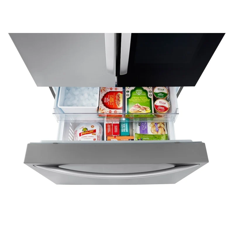 LG 36" 27 pi.cu - Réfrigérateur à portes françaises - SMART InstaView - Profondeur comptoir - Inox - LLFGC2706S - Boîte ouverte