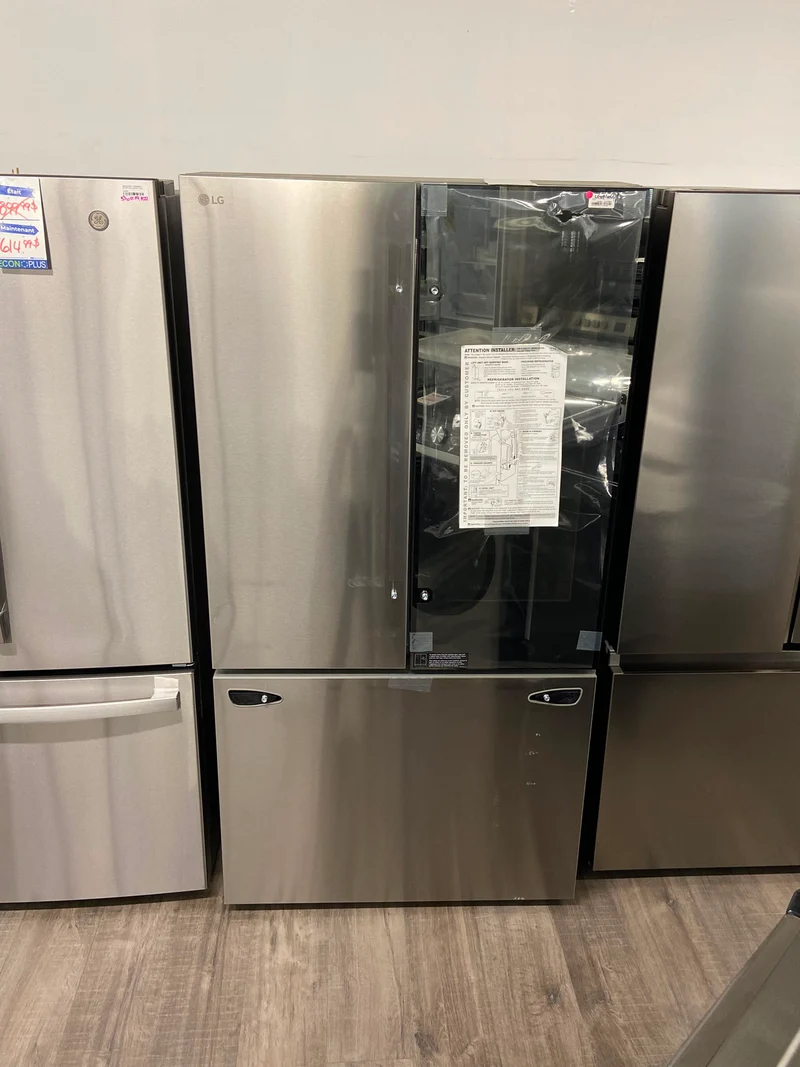 LG 36" 27 pi.cu - Réfrigérateur à portes françaises - SMART InstaView - Profondeur comptoir - Inox - LLFGC2706S - Boîte ouverte