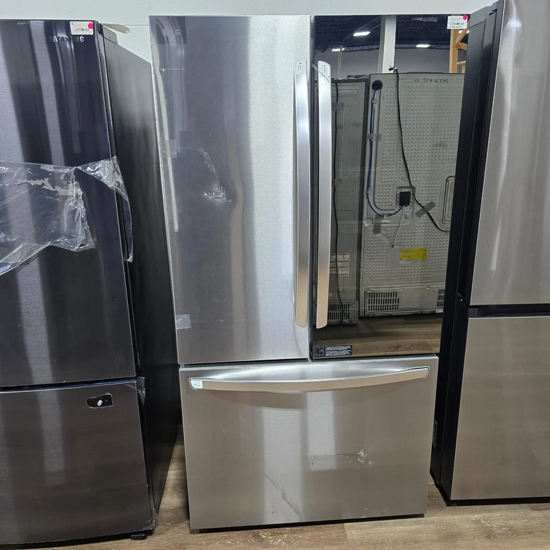 LG 36" 27 pi.cu - Réfrigérateur à portes françaises - SMART InstaView - Profondeur comptoir - Inox - LLFGC2706S - Boîte ouverte