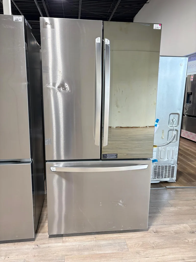 LG 36" 27 pi.cu - Réfrigérateur à portes françaises - SMART InstaView - Profondeur comptoir - Inox - LLFGC2706S - Boîte ouverte