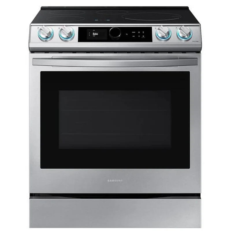 Samsung 30" 6.3 pi.cu - Cuisinière encastrable à Induction - Convection avec le mode Friture à air - Inox - NE63T8911SS - Boîte Ouverte