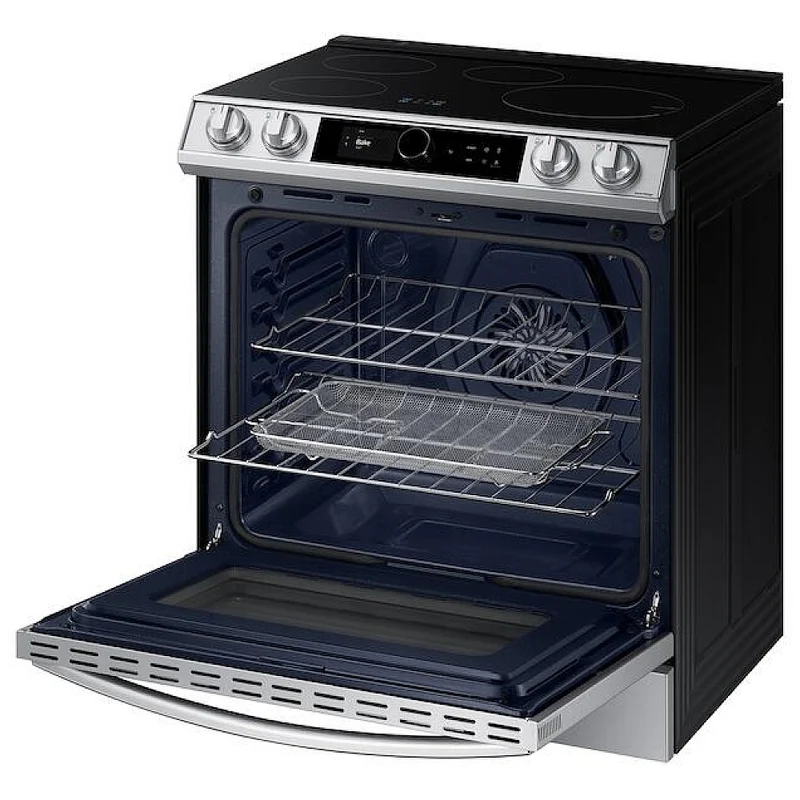 Samsung 30" 6.3 pi.cu - Cuisinière encastrable à Induction - Convection avec le mode Friture à air - Inox - NE63T8911SS - Boîte Ouverte