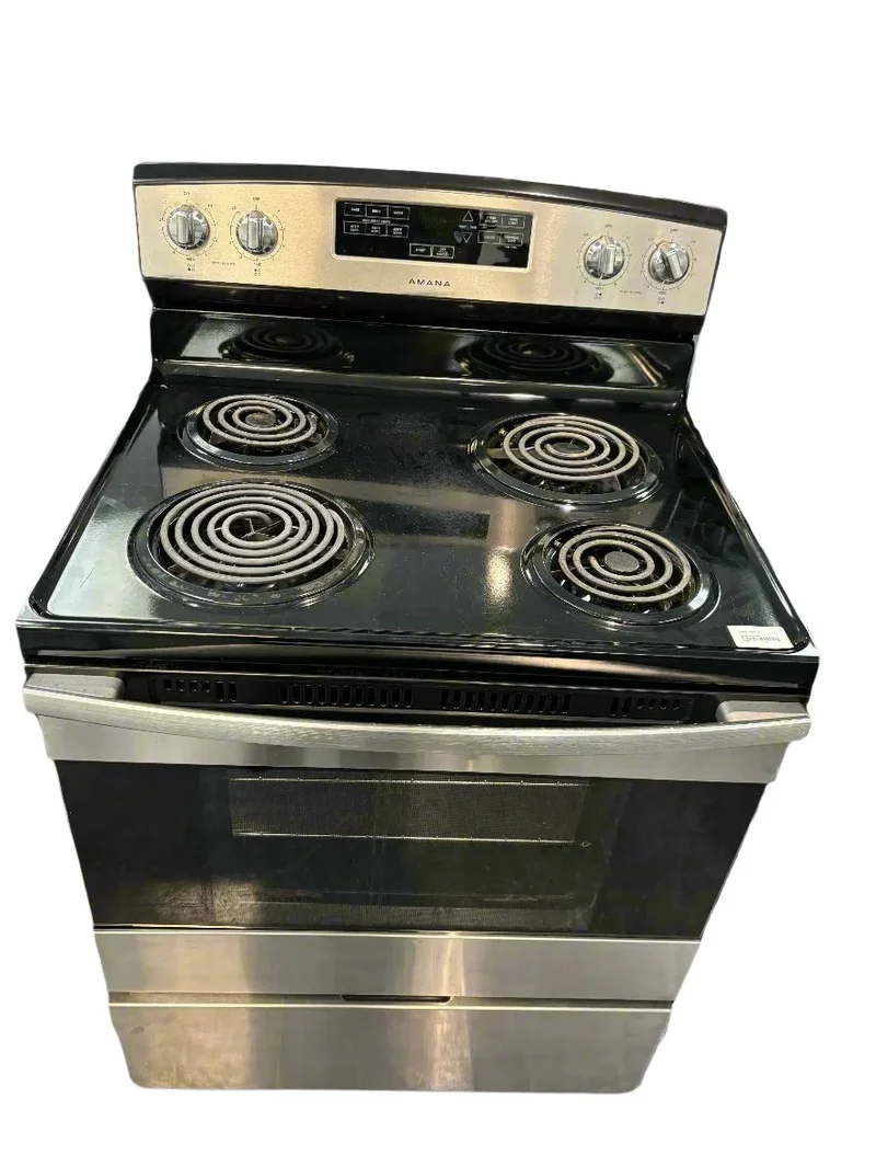 Amana 30'' cuisinière électrique - serpentin- Inox - reconditionné