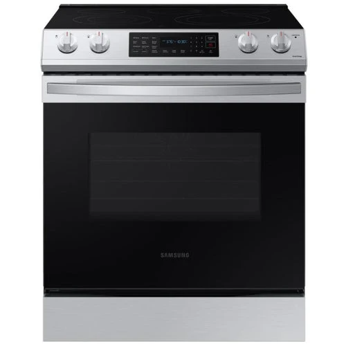 Samsung 30 po 6,3 pi.cu. cuisinière - convection - induction avec friture à air - inox - NE63B8411SS - boite Ouverte