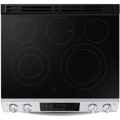 Samsung 30 po 6,3 pi.cu. cuisinière - convection - induction avec friture à air - inox - NE63B8411SS - boite Ouverte