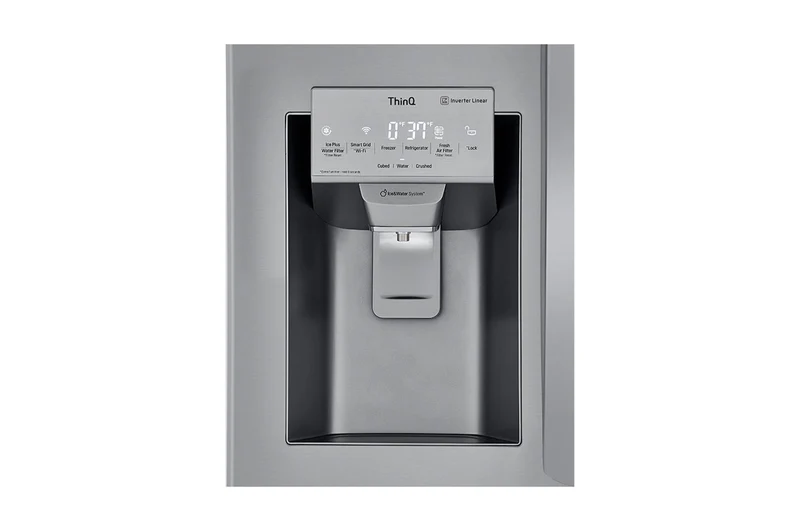 LG 33''24.4 pi. cu. -Réfrigérateur à 2 battants- inox- energy star- machine eau et glace-LRFVS2503S-Boîte ouverte