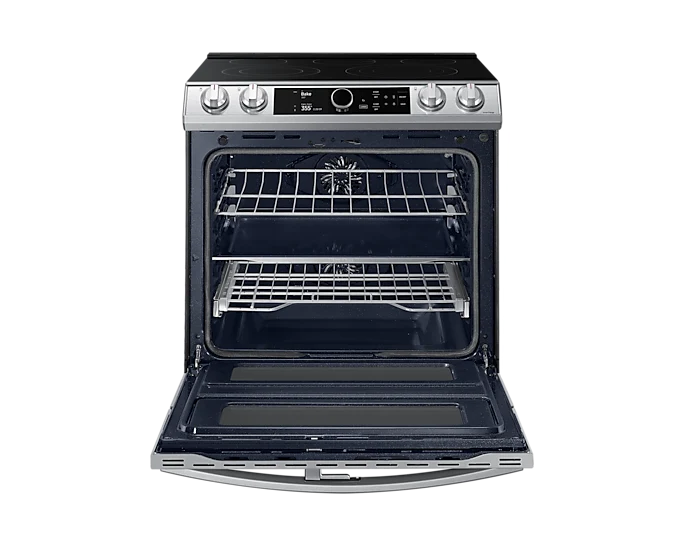 Samsung 30'' 6.3 pi.cu. cuisinière - 5 brûleurs - 2 Four - inox - NE63T8751S- boîte ouverte