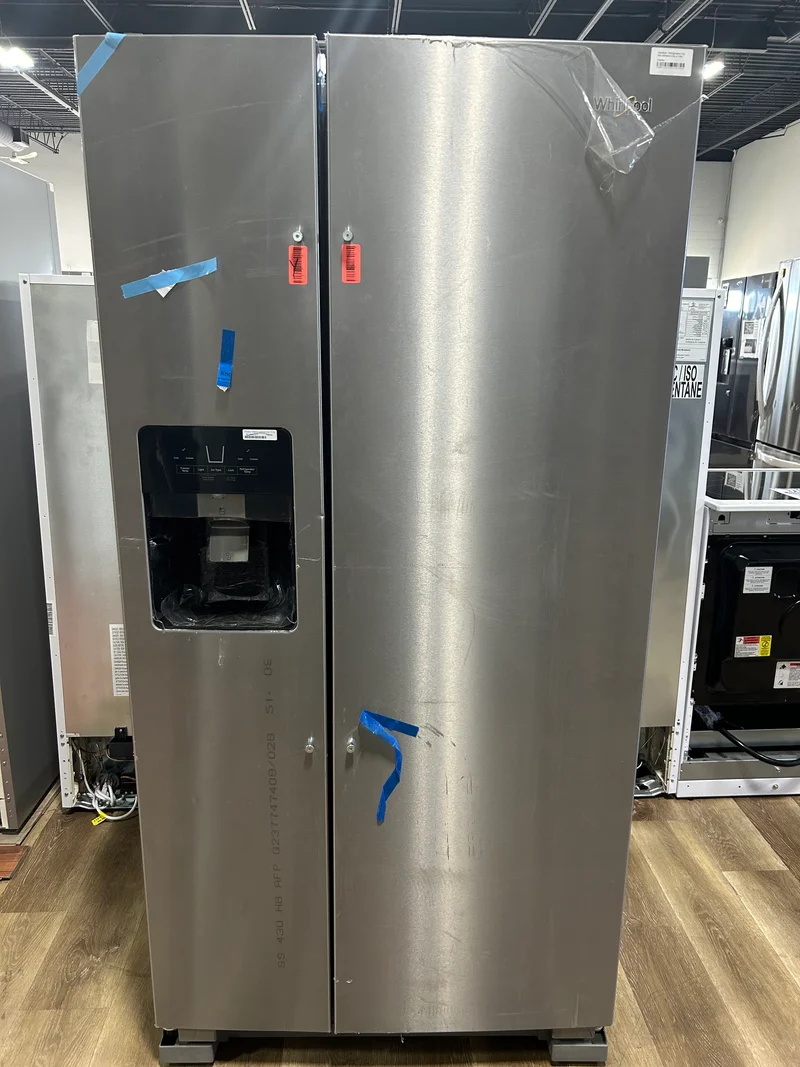 Whirlpool 33'' 21.4 pi cu Réfrigérateur côte-à-côte - inox- WRS321SDHZ- boîte Ouverte