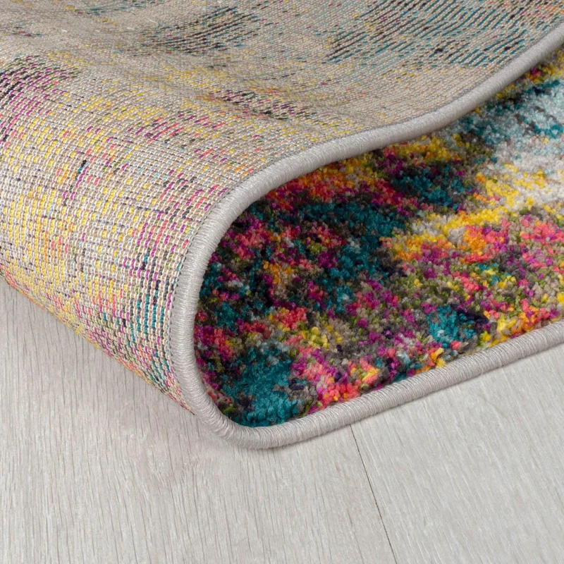 Tapis de couloir Abstraction Multicolore 66x230cm