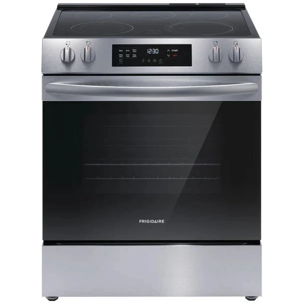 Frigidaire 30'' - 5,3 pi.cu. - Cuisinière électrique encastrée -inox- FCFE306CAF-boîte ouverte