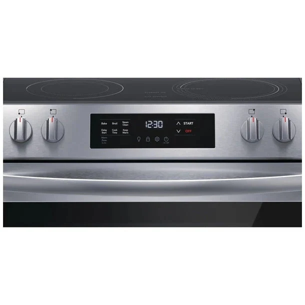Frigidaire 30'' - 5,3 pi.cu. - Cuisinière électrique encastrée -inox- FCFE306CAF-boîte ouverte