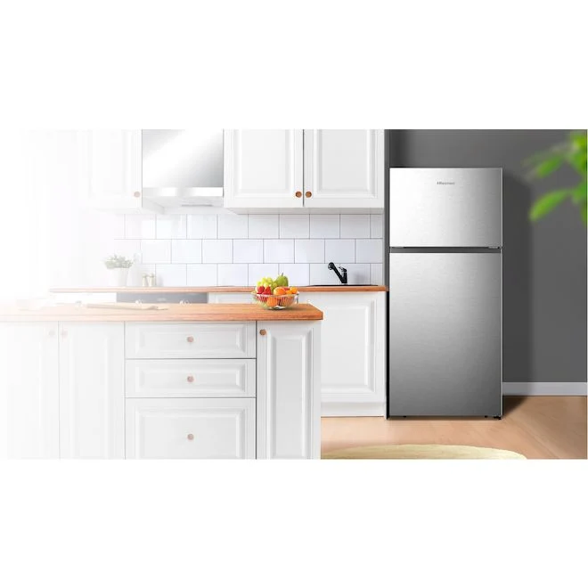 Hisense 30'' 18 pi cu. Réfrigérateur - Inox - RT18A2FSD - Boîte Ouverte