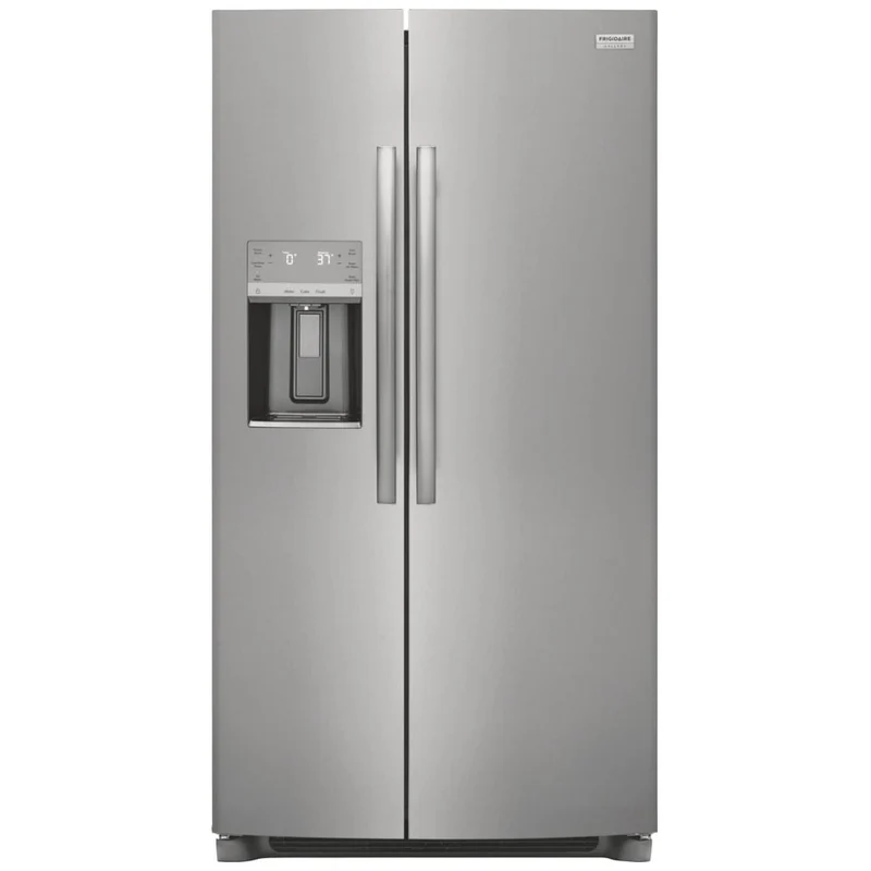 Frigidaire 36'' 25,6pi.cu. Réfrigérateur côte à côte - distributeur d'eau - Energy star® - inox -GRSS2652AF- Boîte Ouverte