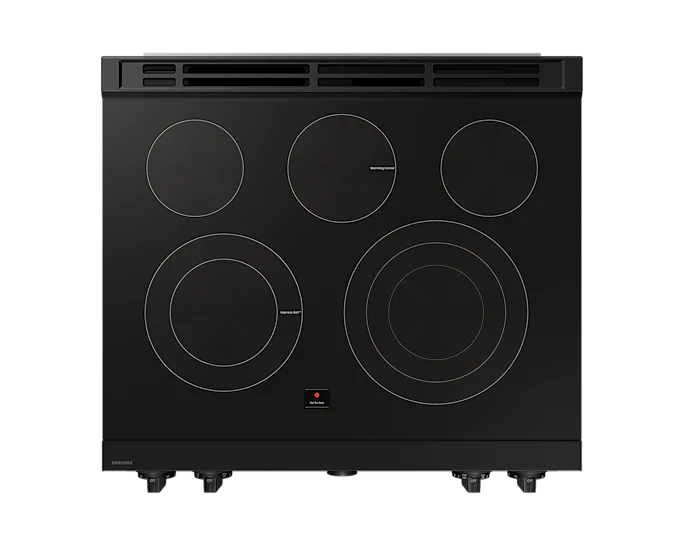 Samsung 30'' 6,3 pi. cu. - Cuisinière vitrocéramique - convection- inox - NSE6DG8700SRAC - boîte ouverte