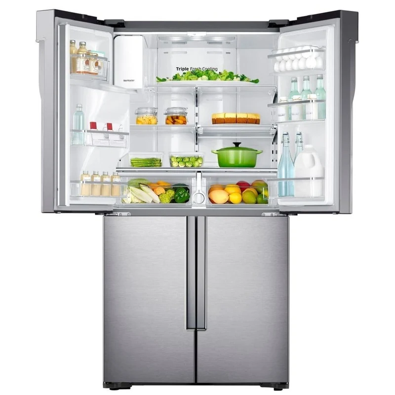 Samsung 36'' 28.8 pi cu. réfrigérateur portes francaises - inox - RF28K9070SR - boîte ouverte